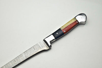 Beautiful Handmade Damascus Chef Knife  12 Inch Full Tang Kitchen Knife Gift 1