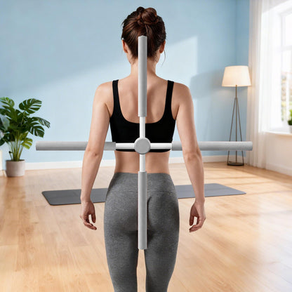 Postures Corrector Yoga Stick, Back Stretcher for Neck Pain Relief, Portable Workout Equipment for Home