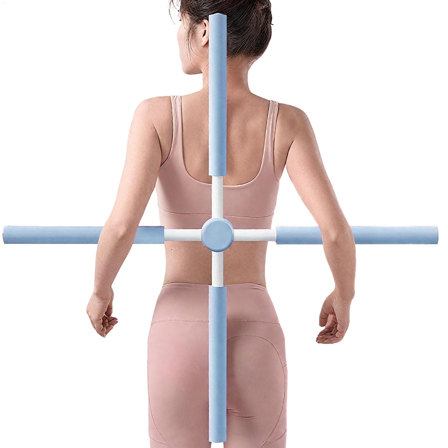 Postures Corrector Yoga Stick, Back Stretcher for Neck Pain Relief, Portable Workout Equipment for Home