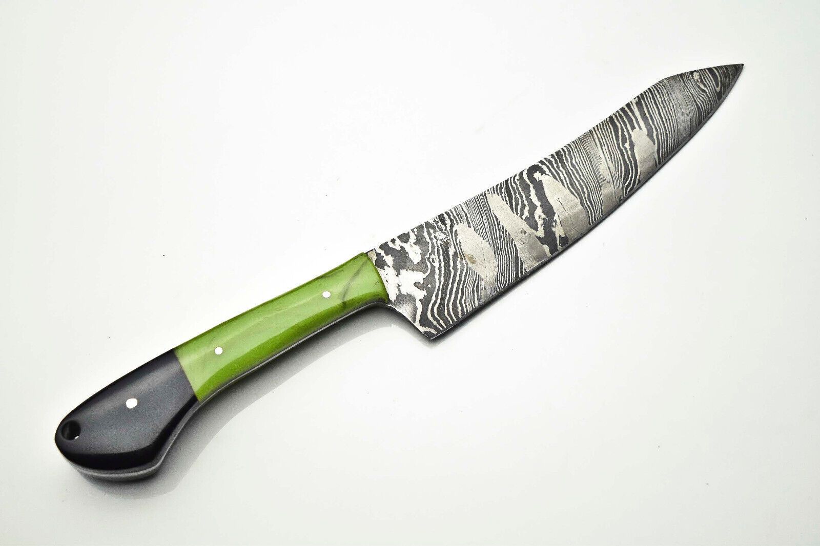 Luxury Handmade Damascus Chef Knife  12 Forged Blade Culinary Gift 3
