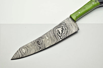 Luxury Handmade Damascus Chef Knife  12 Forged Blade Culinary Gift 2