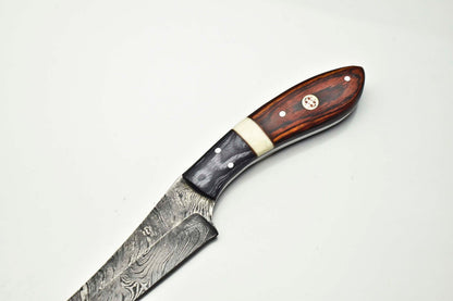 Artisan Forged Damascus Steel Chef Knife  Handmade 12 Kitchen Cutlery Gift 1