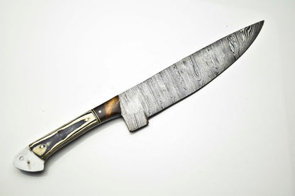 Professional 12 Inch Damascus Chef Knife | Hand Forged Kitchen Knife Gift for Chefs