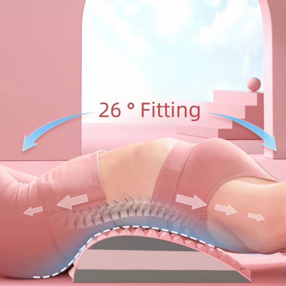 Spine Correction Back Exercise, Lumbar Cervical Traction Massage Pillow, Hump Back Fitness Stretching Equipments