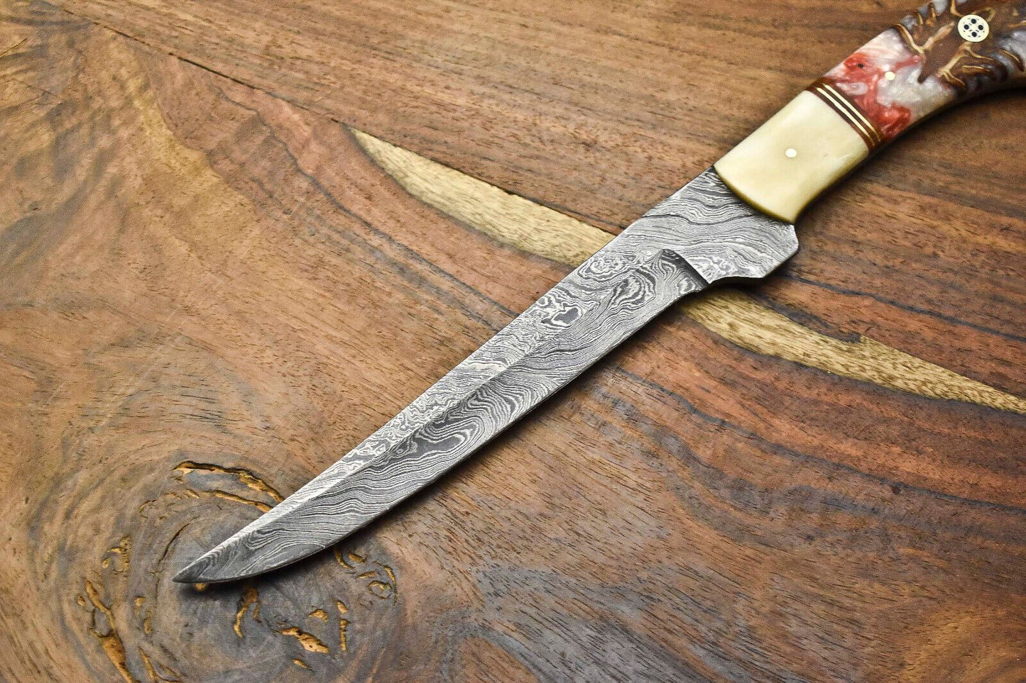 12 Custom Damascus Steel Cooking Knife  Handmade Professional Chef Blade 2