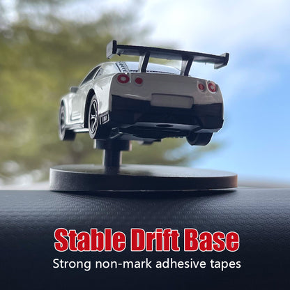 Cool Drift Car Dashboard Toy, Turning Swing Model, Sports Auto Ornament, Interior Decoration Gift for Men