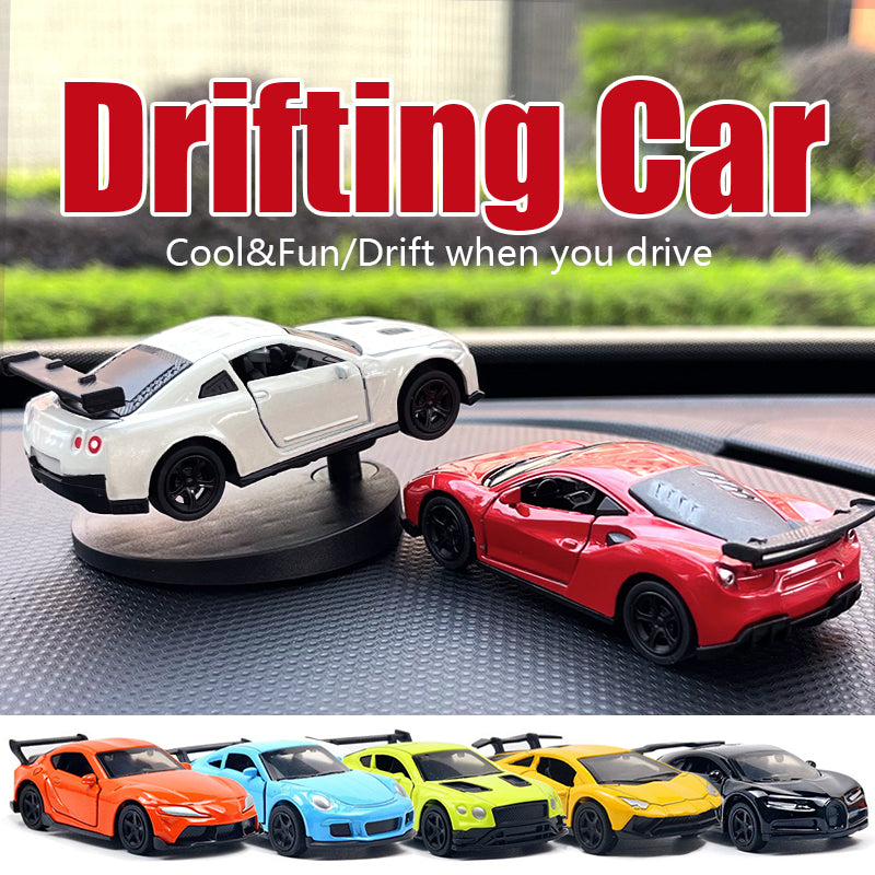 Cool Drift Car Dashboard Toy, Turning Swing Model, Sports Auto Ornament, Interior Decoration Gift for Men