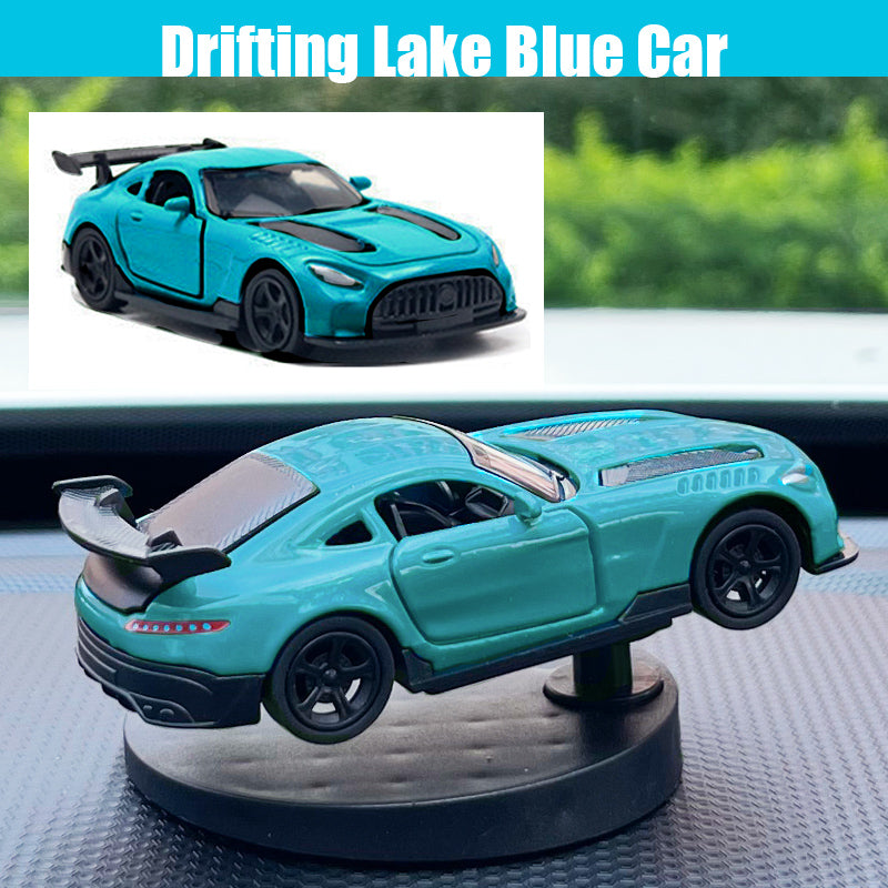 Cool Drift Car Dashboard Toy, Turning Swing Model, Sports Auto Ornament, Interior Decoration Gift for Men