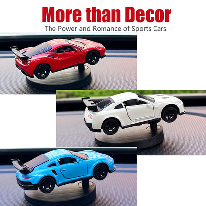 Cool Drift Car Dashboard Toy, Turning Swing Model, Sports Auto Ornament, Interior Decoration Gift for Men