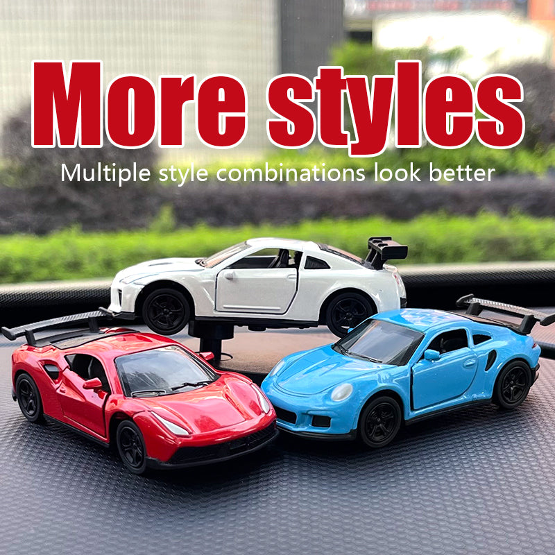 Cool Drift Car Dashboard Toy, Turning Swing Model, Sports Auto Ornament, Interior Decoration Gift for Men
