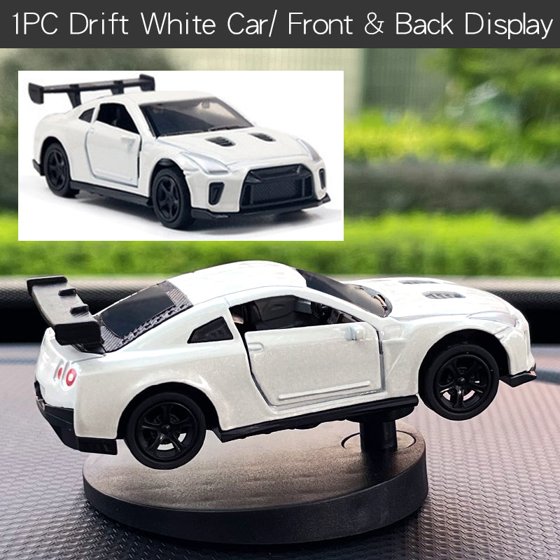 Cool Drift Car Dashboard Toy, Turning Swing Model, Sports Auto Ornament, Interior Decoration Gift for Men