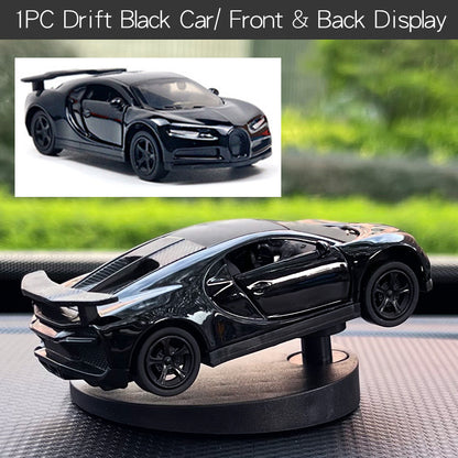 Cool Drift Car Dashboard Toy, Turning Swing Model, Sports Auto Ornament, Interior Decoration Gift for Men