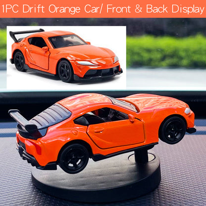 Cool Drift Car Dashboard Toy, Turning Swing Model, Sports Auto Ornament, Interior Decoration Gift for Men