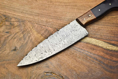 Luxury Handmade Damascus Chef Knife  12 Inch Full Tang Kitchen Knife For Home  Restaurant 2