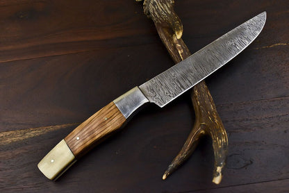Artisan 12 Damascus Steel Kitchen Knife  Hand Forged Chef Knife With Wooden Handle 1