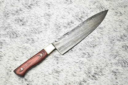 13 Handmade Damascus Steel Chef Knife  Full Tang Professional Kitchen Knife 3