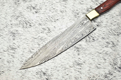 13 Handmade Damascus Steel Chef Knife  Full Tang Professional Kitchen Knife 2