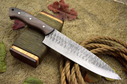 Luxury 13 Inch Damascus Steel Kitchen Knife | Handmade Chef Knife for Professionals