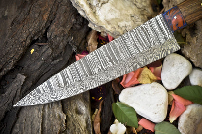 Artisan Hand Forged 13 Damascus Chef Knife  Premium Kitchen Knife Gift 2