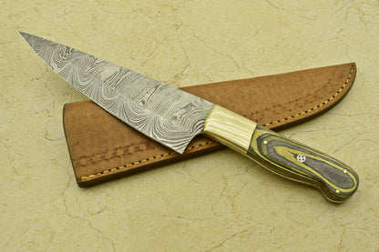 13 Hand Forged Damascus Chef Knife  Professional Kitchen  Outdoor Use 2
