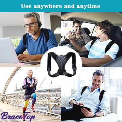 Clavicle Spine Support Belt Adjustable Back Shoulder Posture Corrector Upper Back Neck Brace Reshap 3