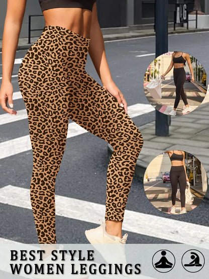 High Waisted Tummy Control Leggings for Women, Super Soft, No See Through, Workout Yoga Running Athletic Push Up Gym Fit