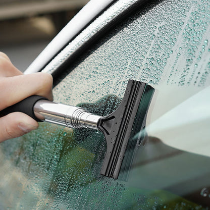 Auto Rearview Mirror Cleaner, Car Glass Mist Wiper Tool, Telescopic Handle Scraper Brush, Car Cleaning Accessories