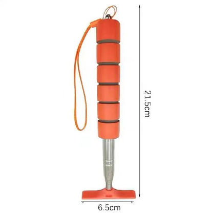 Auto Rearview Mirror Cleaner, Car Glass Mist Wiper Tool, Telescopic Handle Scraper Brush, Car Cleaning Accessories