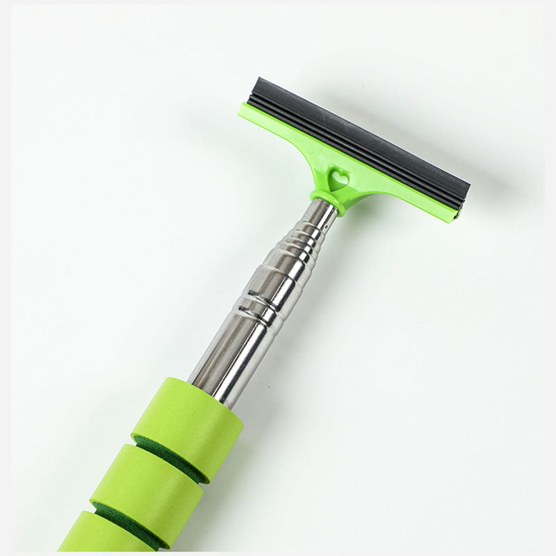 Auto Rearview Mirror Cleaner, Car Glass Mist Wiper Tool, Telescopic Handle Scraper Brush, Car Cleaning Accessories