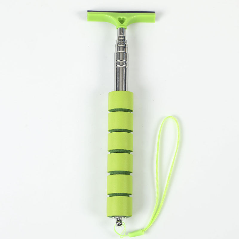 Auto Rearview Mirror Cleaner, Car Glass Mist Wiper Tool, Telescopic Handle Scraper Brush, Car Cleaning Accessories
