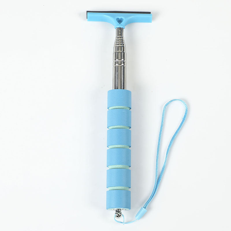 Auto Rearview Mirror Cleaner, Car Glass Mist Wiper Tool, Telescopic Handle Scraper Brush, Car Cleaning Accessories