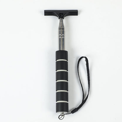 Auto Rearview Mirror Cleaner, Car Glass Mist Wiper Tool, Telescopic Handle Scraper Brush, Car Cleaning Accessories