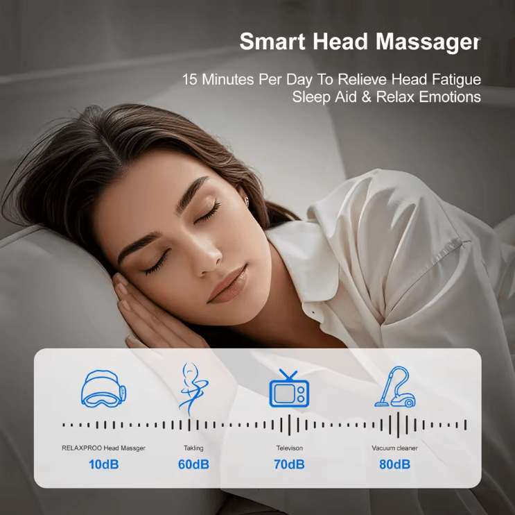 ZenWave 4Mode Head  Eye Massager With Heat Vibration  Bluetooth Music 2