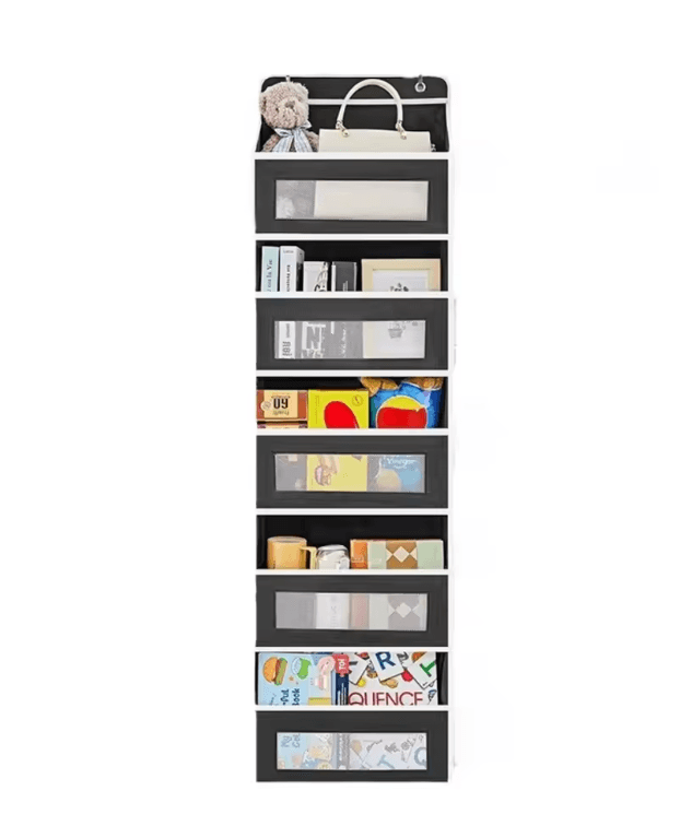 OverDoor 5 Shelf Hanging Storage Organizer With Large Capacity Pockets 6