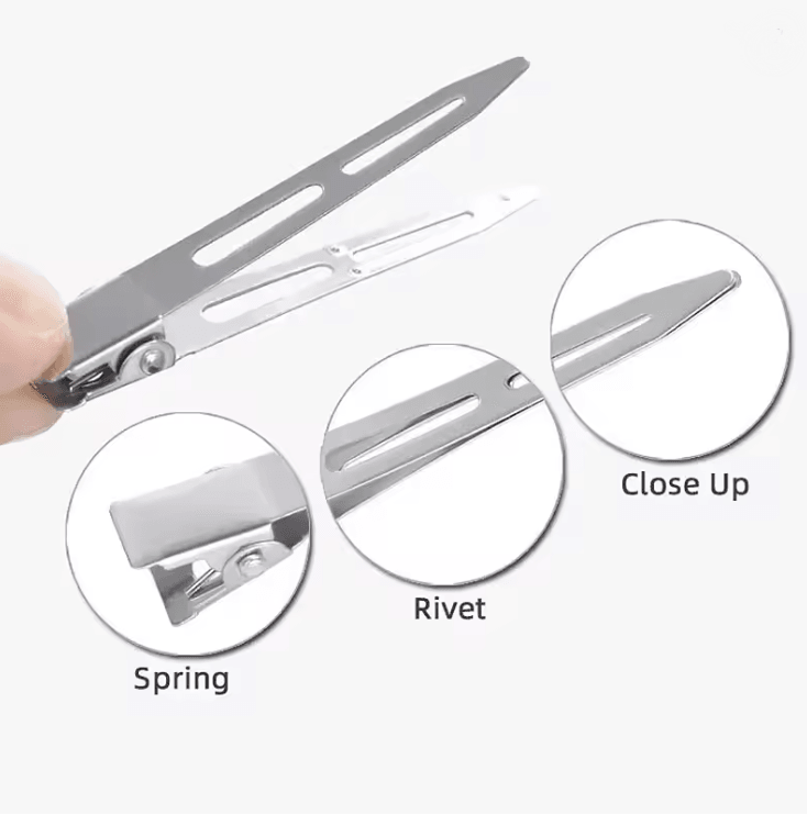 SalonPro Metal Hair Root Lifting Clips Set 2
