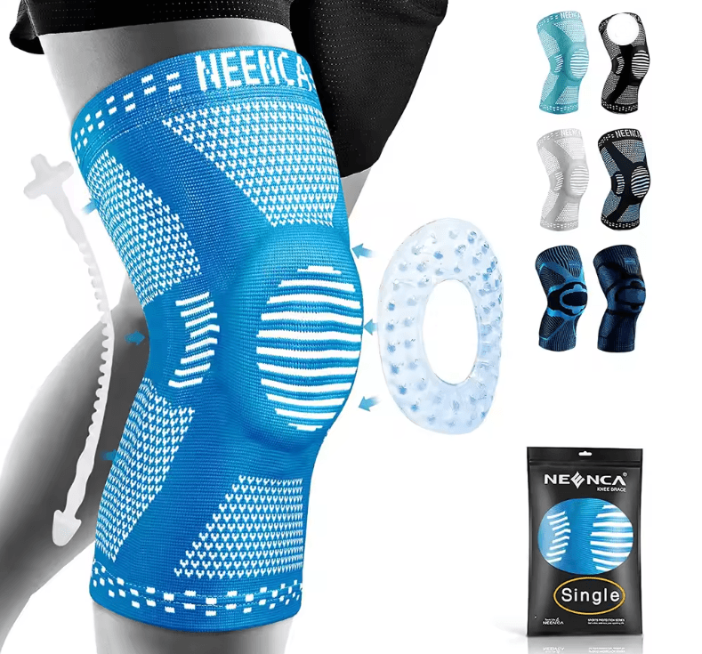NEENCA Pro Knee Support Brace With Patella Gel And Side Stabilizers 9