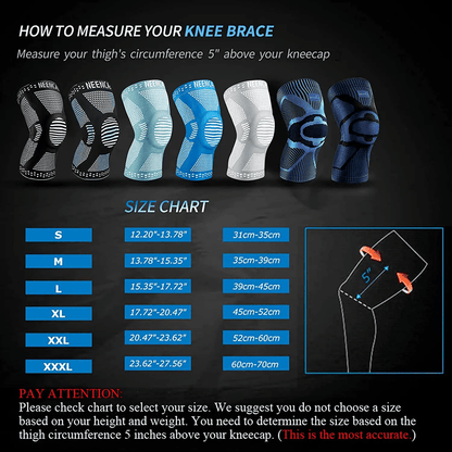 NEENCA Pro Knee Support Brace With Patella Gel And Side Stabilizers 10