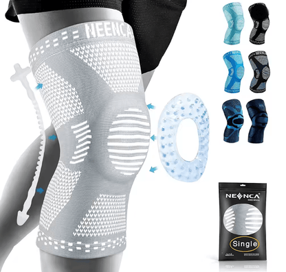 NEENCA Pro Knee Support Brace With Patella Gel And Side Stabilizers 4