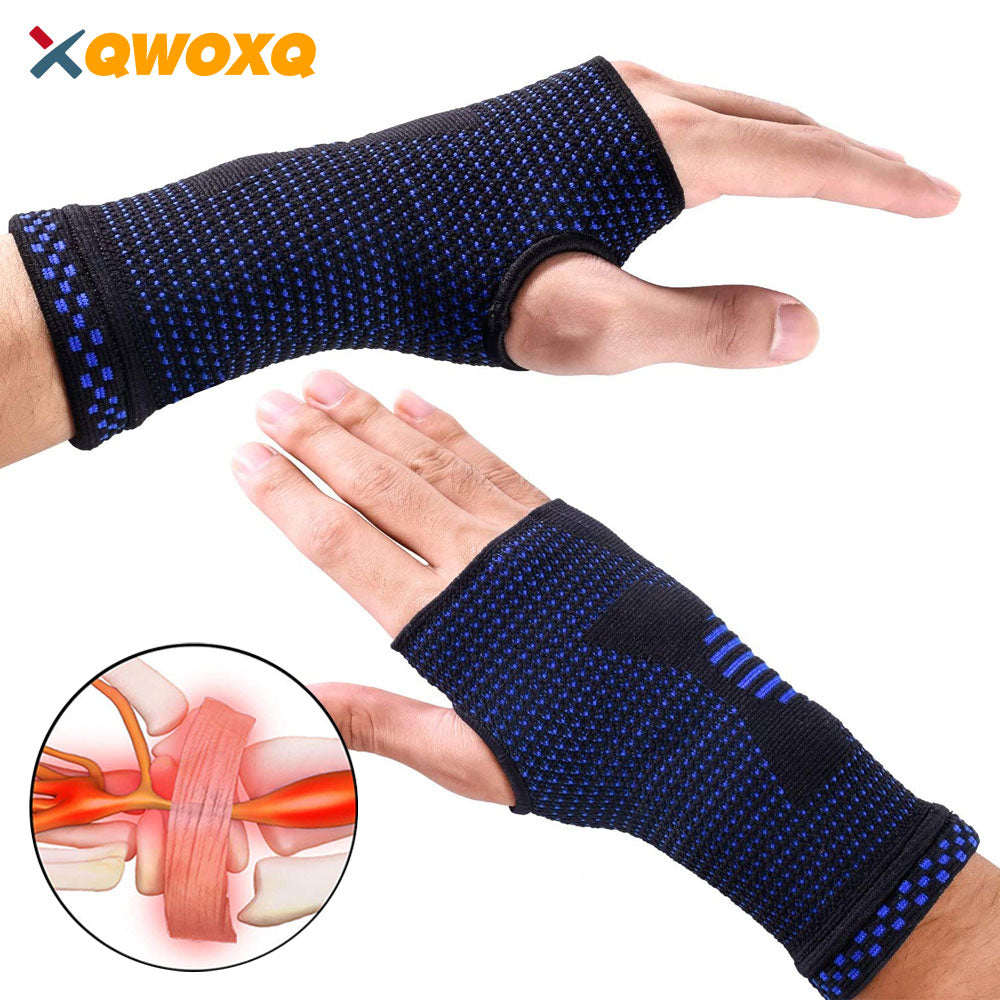Wrist Guard, Professional Wristband, Sports Compression, Elastic Palm Hand Glove, Arthritis Brace, Sleeve Support