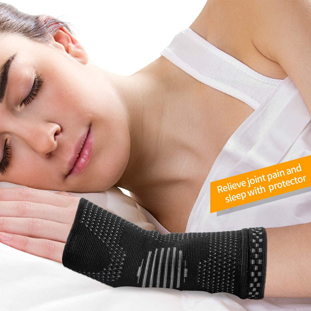 Wrist Guard, Professional Wristband, Sports Compression, Elastic Palm Hand Glove, Arthritis Brace, Sleeve Support