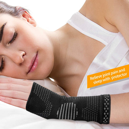 Wrist Guard, Professional Wristband, Sports Compression, Elastic Palm Hand Glove, Arthritis Brace, Sleeve Support