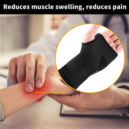 Wrist Guard, Professional Wristband, Sports Compression, Elastic Palm Hand Glove, Arthritis Brace, Sleeve Support