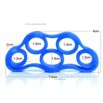 Silicone Finger Expander Hand Gripper Exercise Hand Grip Finger Exerciser Resistance Bands Wrist St