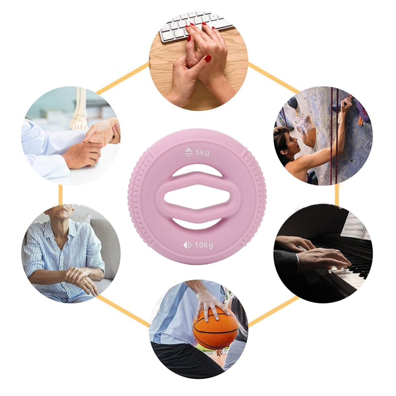 Silicone Grip Strength Training For Rock Climbing, Finger Hand Grip Strengtheners, Exercise Carpal Expander Workout