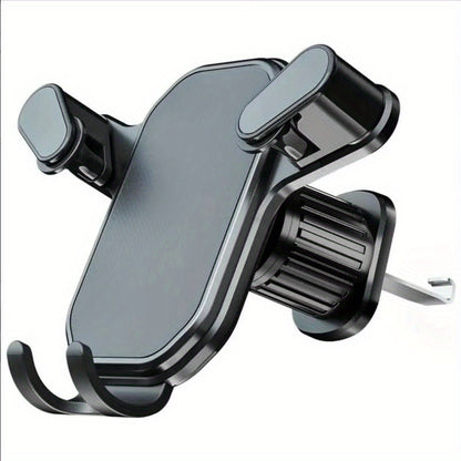 Air Vent Car Phone Holder, Mobile Cell Stand, Secure Clip Mount for Smartphone GPS Support, Fits Phones
