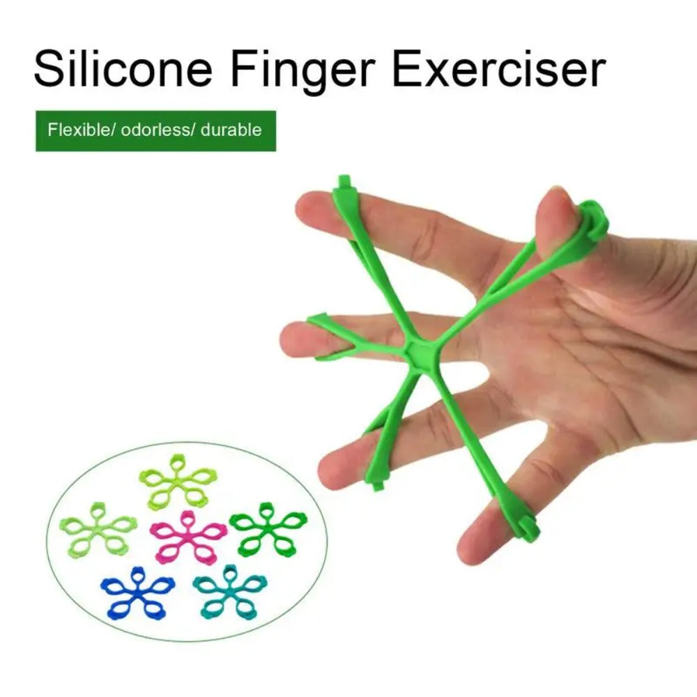 Silicone Finger Expander, Hand Gripper, Finger Exerciser, Wrist Strength Trainer, Exercise Hand Grip, Fitness Resistance