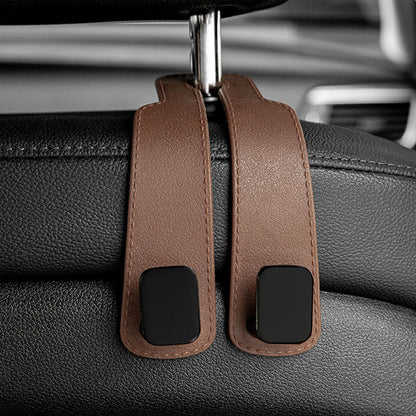 Seat Back Organizer Car Headrest Hooks Bag Hanger Auto Fastener Clips Holder Hooks 4