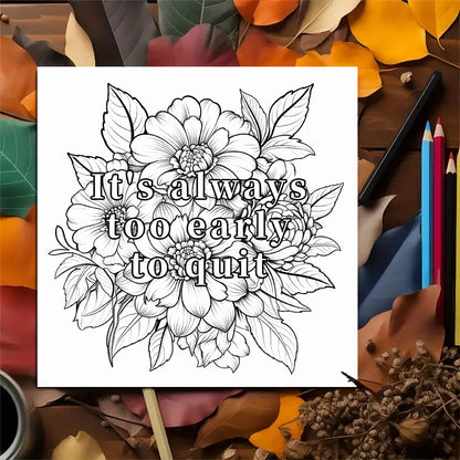 Stronger Than The Storm Coloring Book, Vibrant Floral Pages for Adults, Imaginative Art Therapy