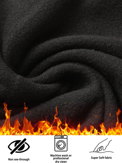 2 Pack Womens Fleece Lined Flare Leggings, High Waisted Tummy Control, Super Soft Bootcut Pants for Yoga, Casual Outfits