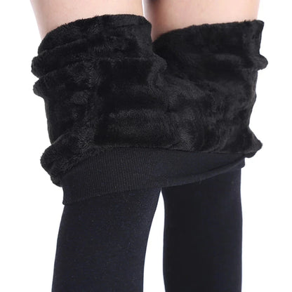 Winter Leggings For Women, Warm Velvet Leggings, High Waist Stretchy Leggings, Solid Color
